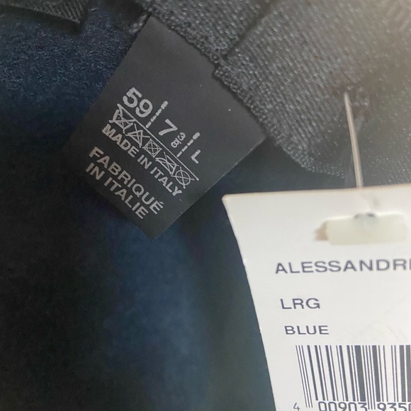 🎃NWT Navy Blue wool fedora - Picture 5 of 7